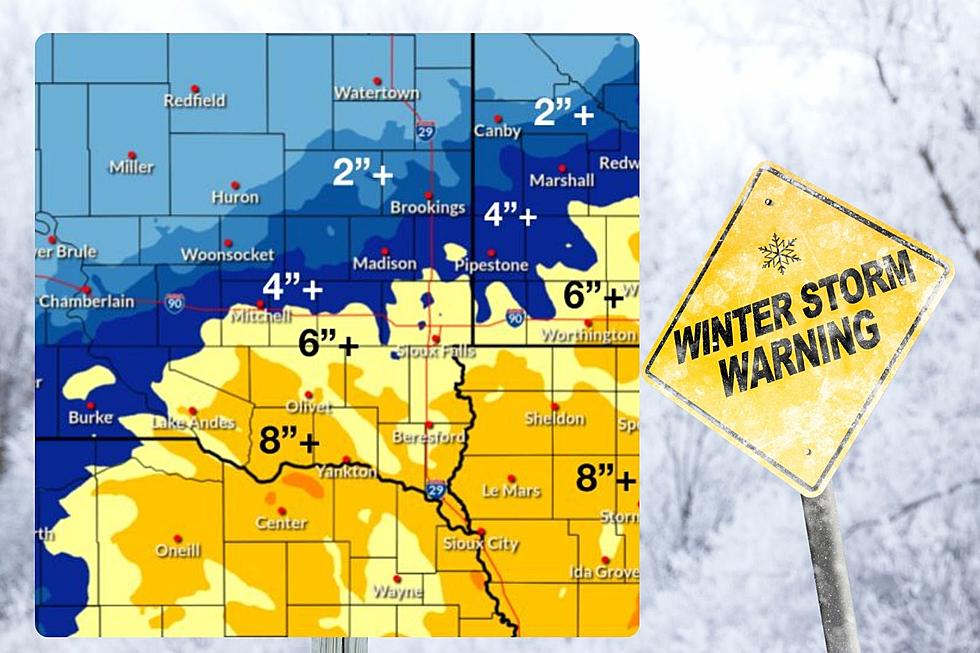 Another WINTER STORM WARNING For Minnesota, Iowa, & South Dakota