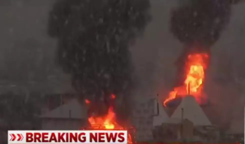 Dakota Pipeline Protesters Burning Their Tents