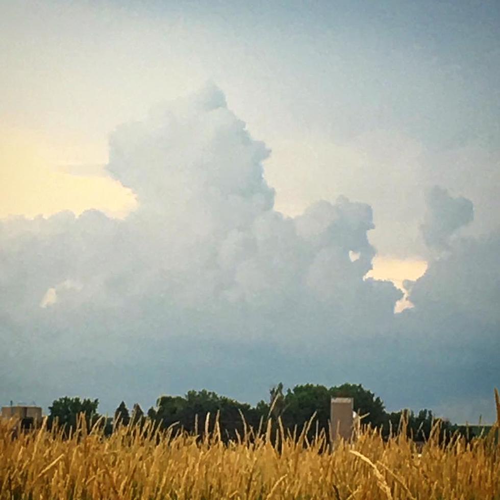And Abraham Lincoln Shows Up in the Clouds on 4th of July Weekend Over Iowa