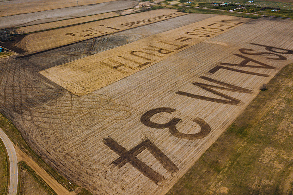 Field Art of Biblical Proportions East of Sioux Falls