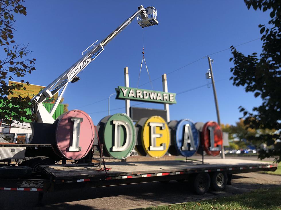 The Iconic IDEAL Yardware Sign has Come Down