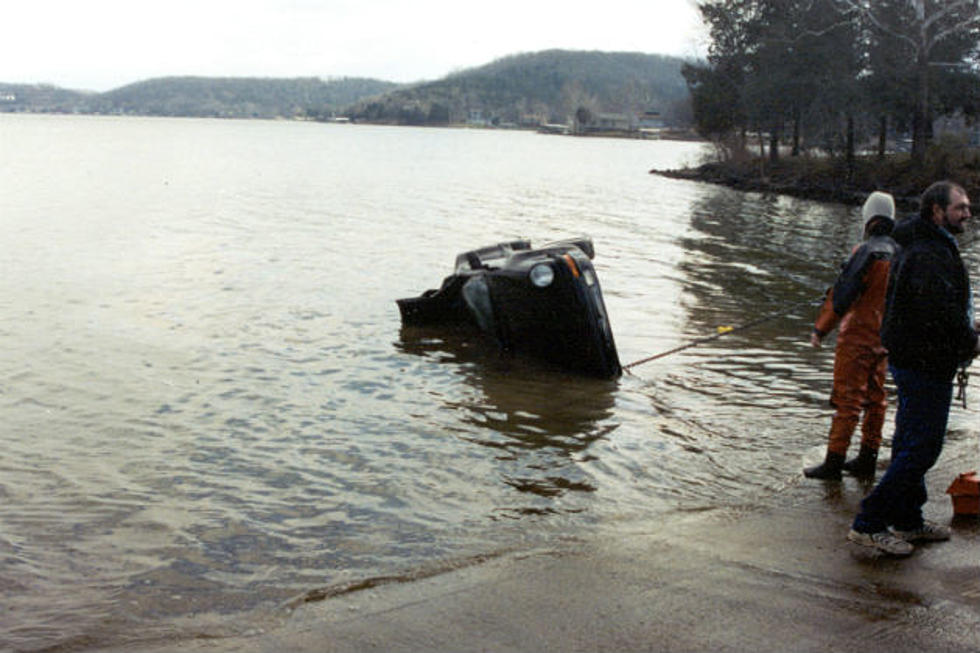 Car Rolls Into Lake During Nature’s Call