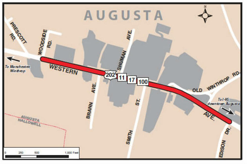 Construction Starting Today On Outer Western Avenue In Augusta