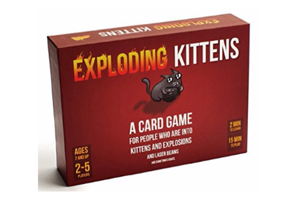 New Card Game About Exploding Kittens Has 4.5 Stars On Amazon