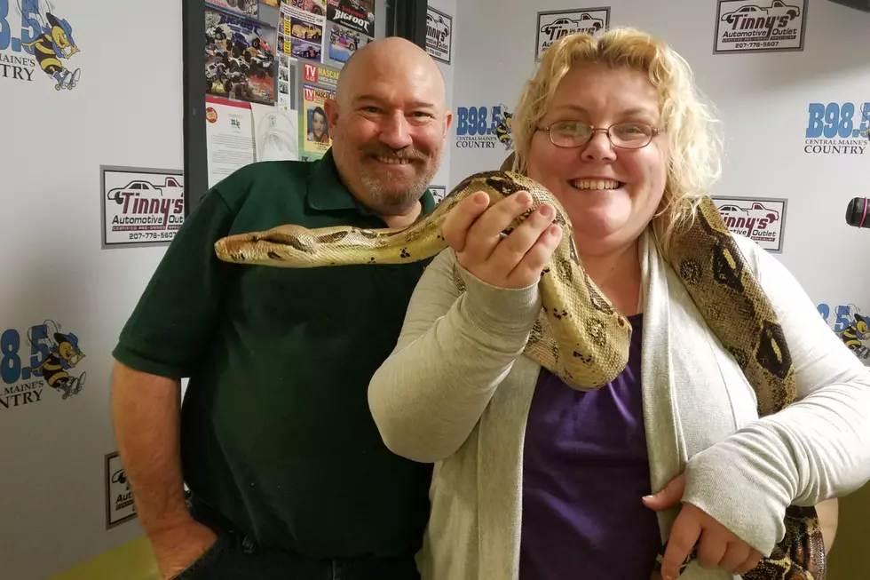 Sarah Holds A Snake!!