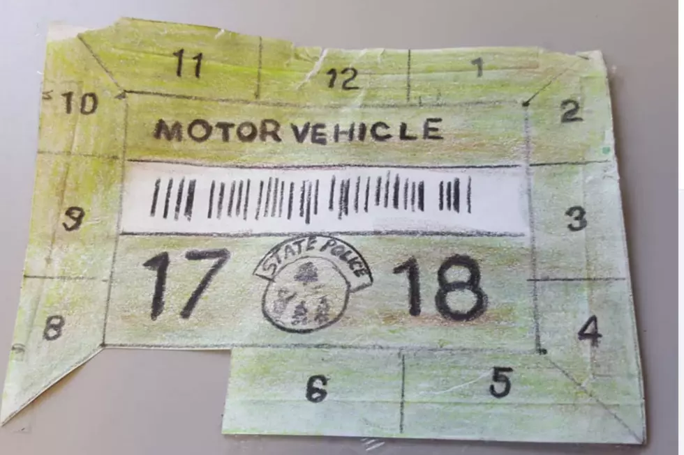 Man Caught With VERY Fake Inspection Sticker