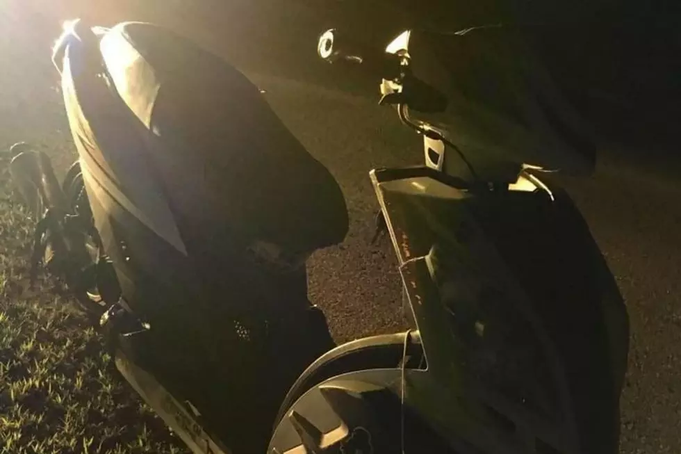 Man Uses Cell Phone for Headlight