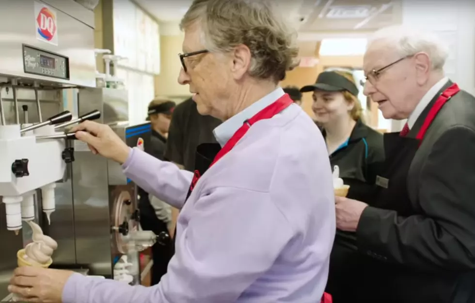 Billionaires Bill Gates and Warren Buffett Work at Dairy Queen