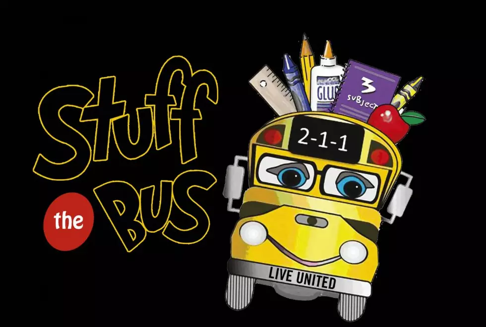 The United Way Stuff the Bus School Supply Drive