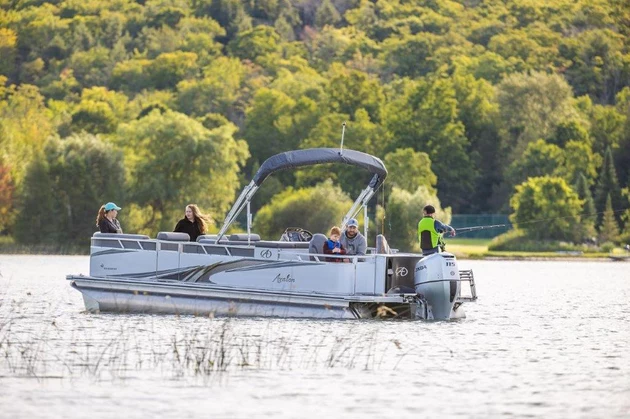 Let Clark Marine Introduce You to Your Next Avalon Pontoon powered by Honda Outboard