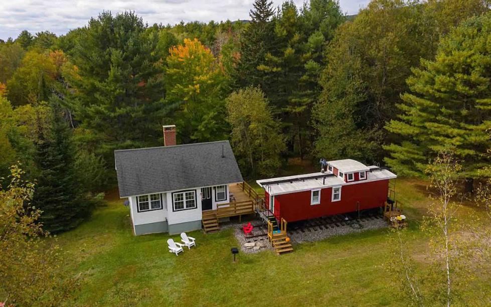 Ultimate Getaway For A Maine Train Lover?  Staying In A Caboose