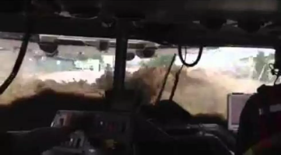 This Fire Truck Driving Through a Flooded Longmont Might as Well be a Submarine [VIDEO]