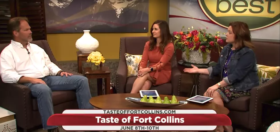 Talking Taste of Fort Collins on TV