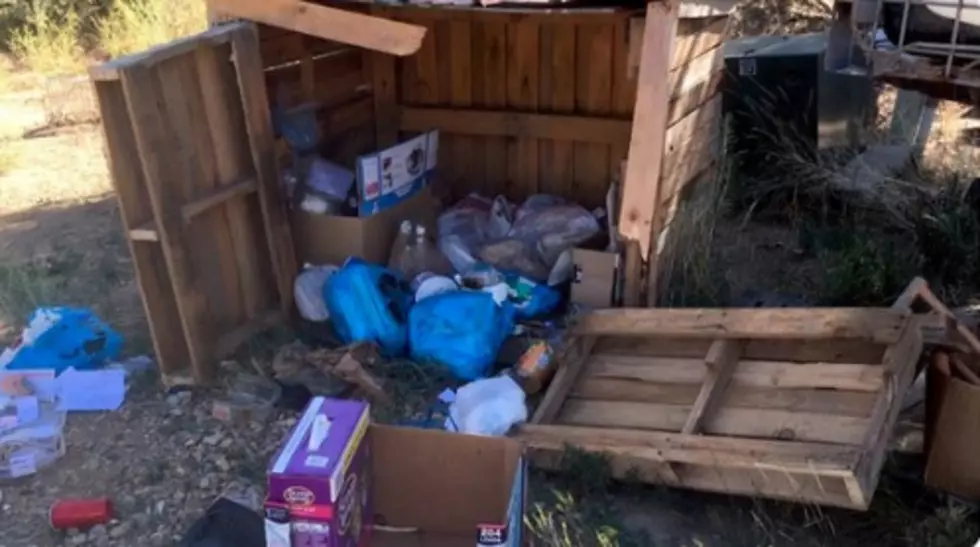 Bears Destroy Residential Trash Enclosure in SW Colorado