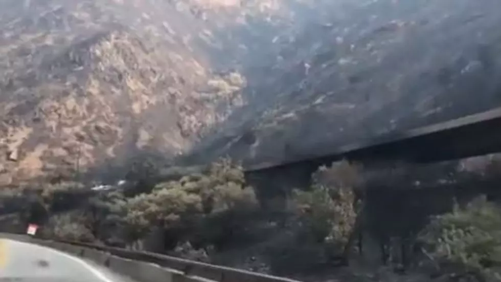 See the Grizzly Creek Fire Burn Scar Along I-70 [Video]