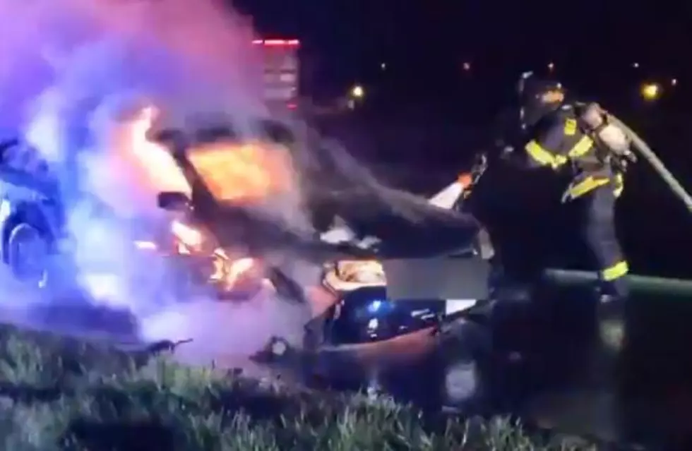 Video: Wellington Fire Puts Out Sizzling Subaru Car Fire on I-25
