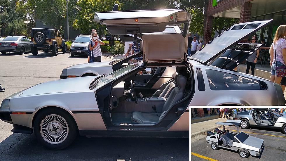 ‘Dinky’ DeLorean Steals the Show in Fort Collins at Totally 80’s Pizza
