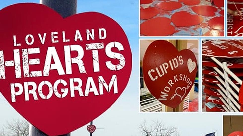 Loveland’s Valentine Hearts on the Streetlights Go On Sale Dec 1