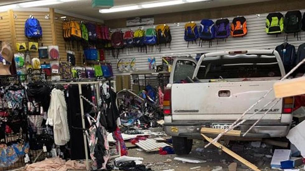 Messy Monday as Truck Crashes Into Longtime Favorite Loveland Shop