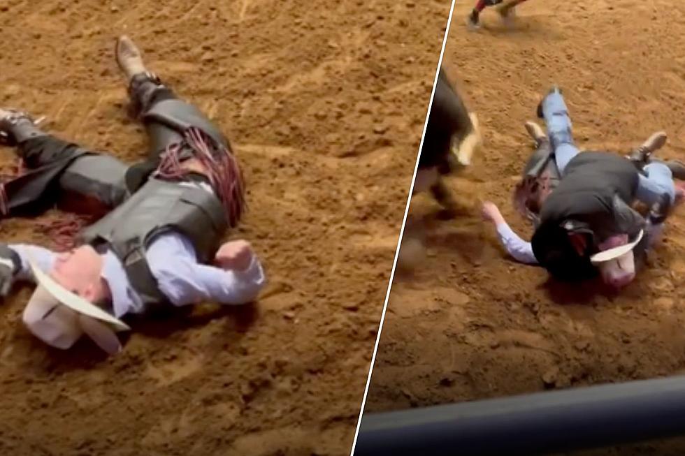 Best Dad Ever Jumps Into Arena and Saves Son From Charging Bull