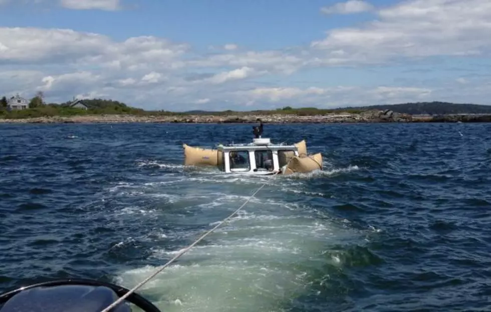 Harpswell Lobster Boat Sinks, 90-Year-Old Captain Swims to Safety