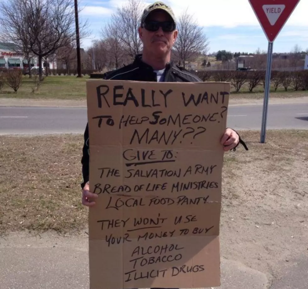 Augusta Police Chief Stands on Rotary Holding a Sign Begging for People to Give&#8230;to a Worthy Cause!