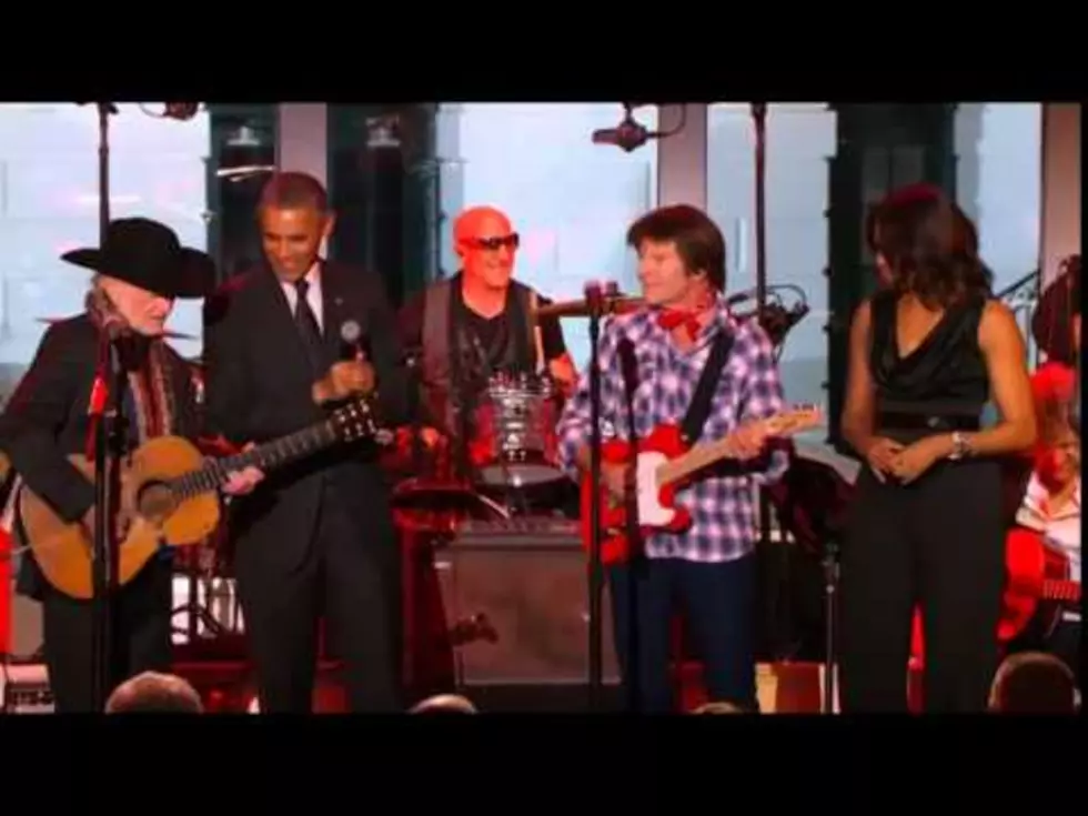 President Obama Joins Willie Nelson to Sing ‘On the Road Again’ 