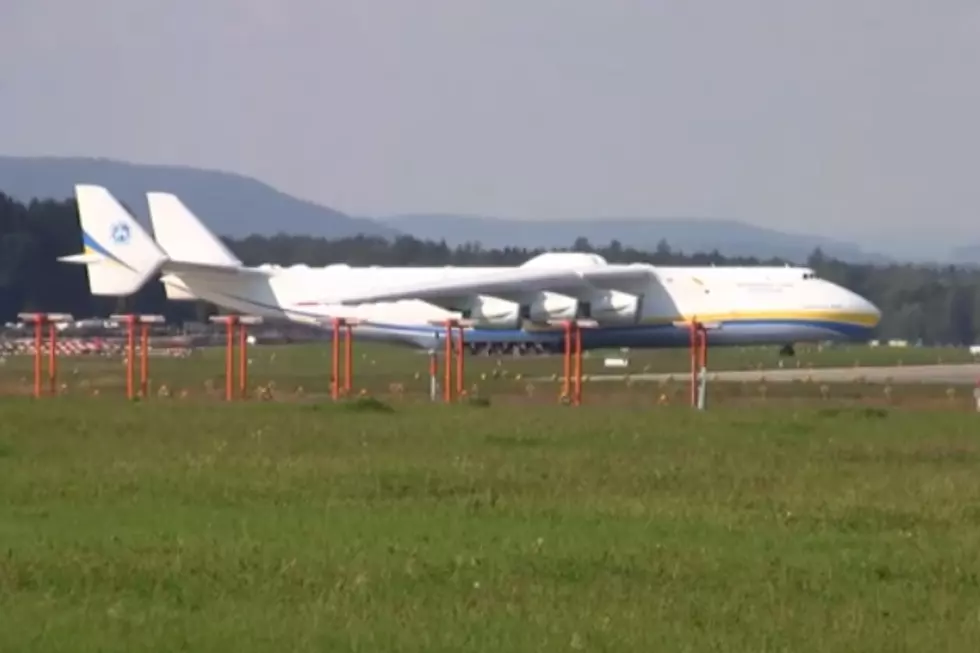 Largest Plane in the World to Land in Bangor This Afternoon (April 8, 2015)