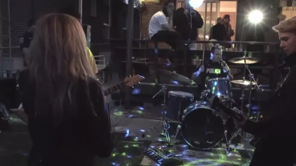 Police Officer Called to Break Up a House Party Ends Up Playing Drums Instead!