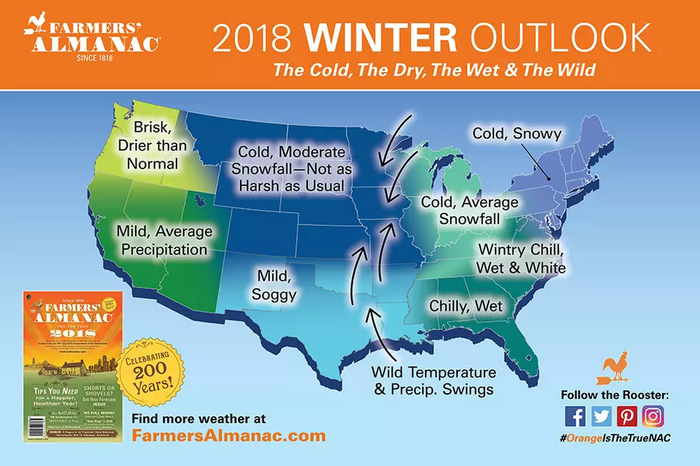 Farmers’ Almanac: Snowy Winter for North East