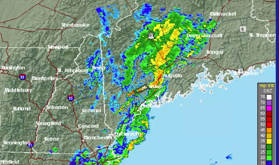 Heavy Rains Bring Flood Warnings To Central Maine