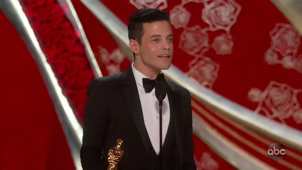 Rami Malek Accepts Oscar for Lead Actor
