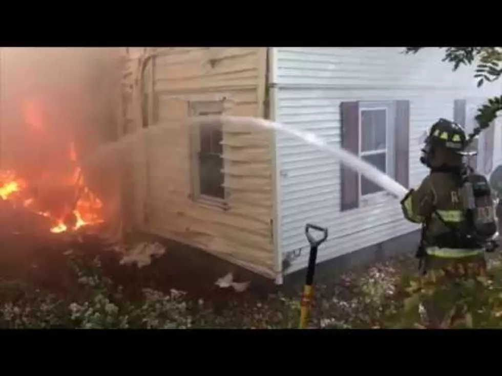 Fire Destroys Hallowell Apartment [VIDEO]