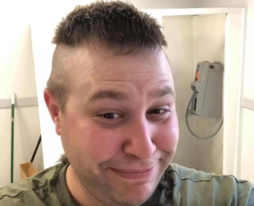 Augusta Police Officer Brad Chase Attempts to Cut His Own Hair