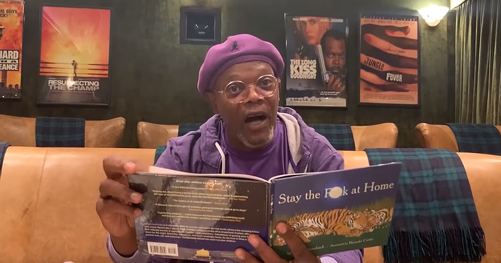 Samuel L Jackson Reads 'Stay The F*** at Home'