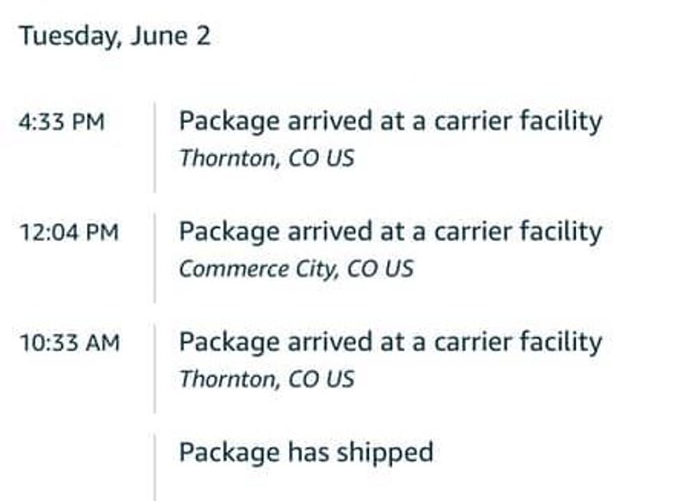 Why is Matt's Package Travelling in Circles?