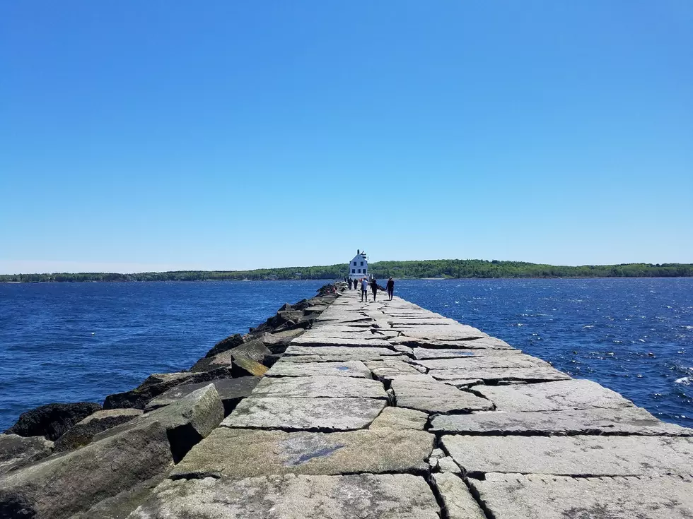 What’s The Deal With The Picnic Table On The Rockland Breakwater?