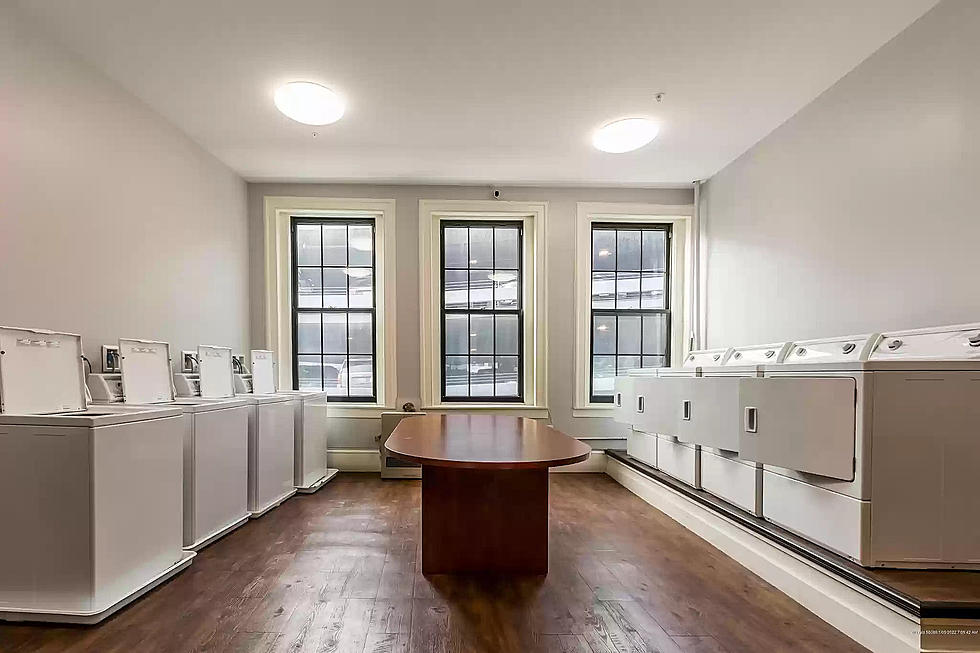 Portland Maine Condo Boasts the Most Ritzy Laundry Room We've Eve