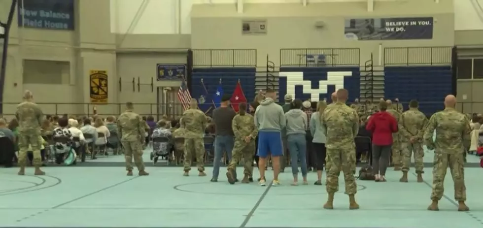 Emotional Send-Off Ceremony for Maine National Guard Deploying to