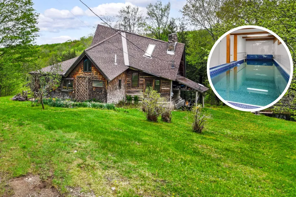 This Crooked-Looking Maine House Has Indoor Lap Pool