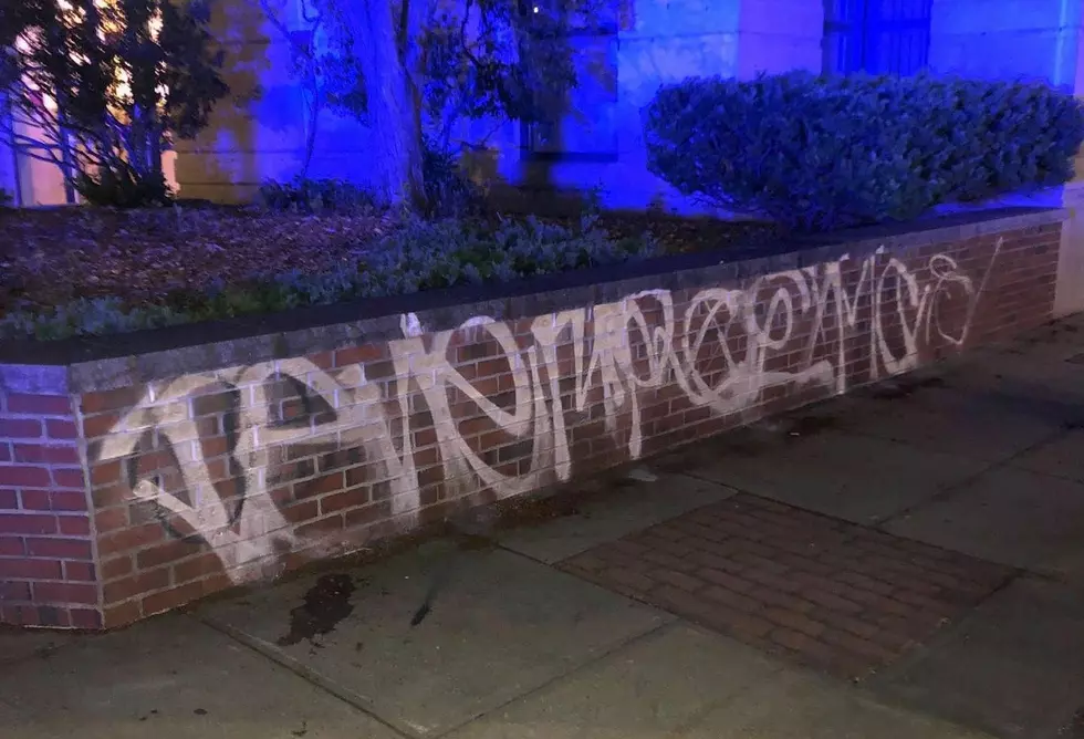 Several Buildings Were Defaced in Downtown Augusta Thursday Night