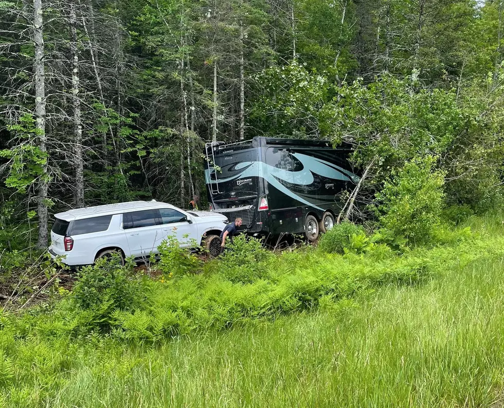 Remember When a Massive Motorhome Hauling Chevy Suburban Careened Off a Maine Highway?
