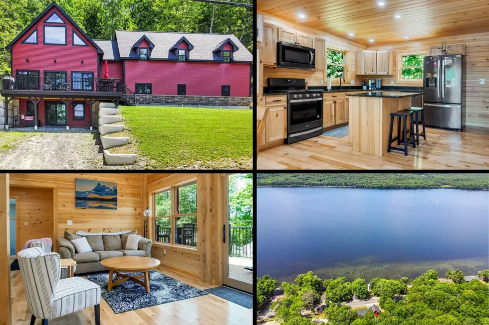 This Huge Red Lake-Side Dream House in Winthrop Will Blow You Away