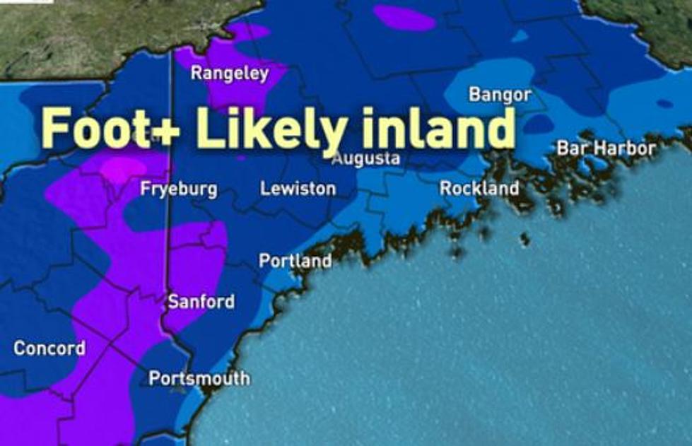Massive Snowstorm, ‘Largest of The Winter’, to Hit Maine & New Hampshire Next Week