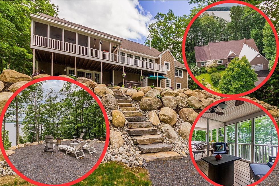 This Million Dollar Central Maine Waterfront Home is a 15 Minute Drive From Augusta!