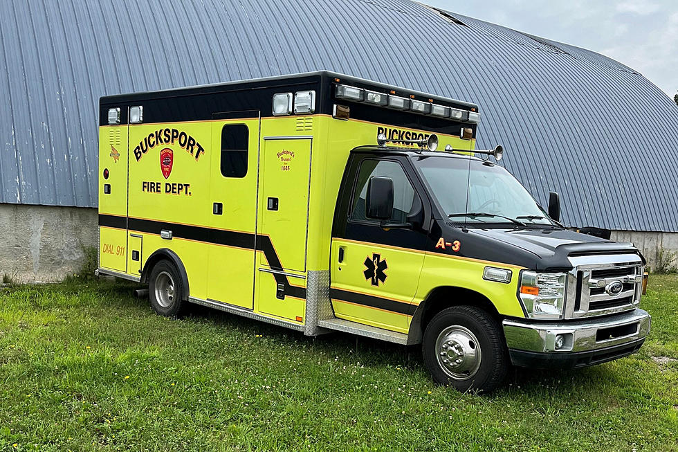 Want a New Vehicle to Drive? You Could Own This Slick-Looking Bright Yellow Maine Ambulance