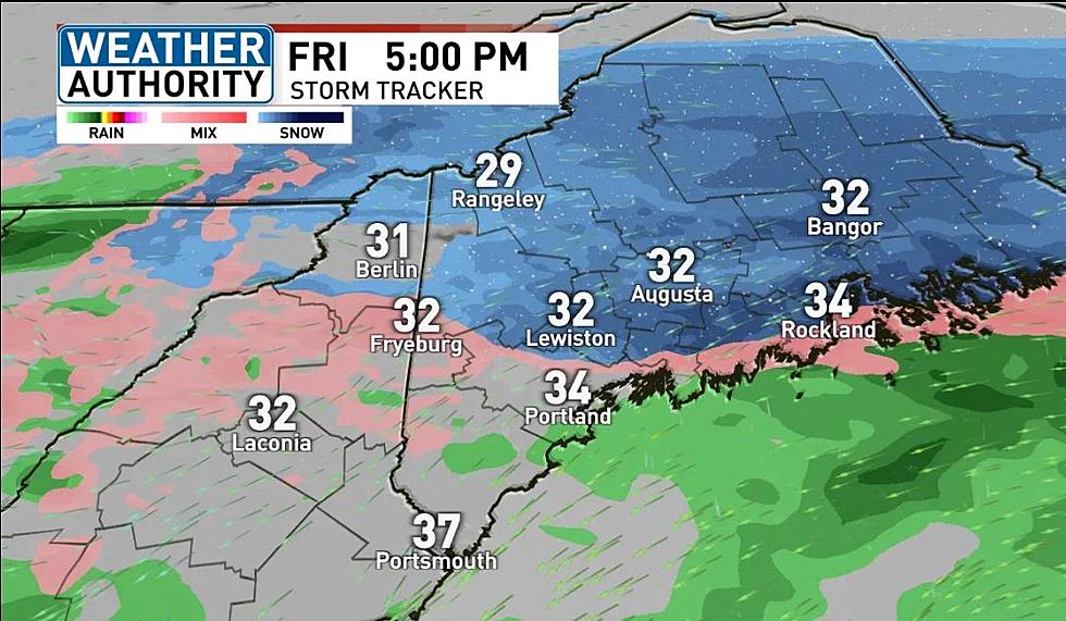 Here&#8217;s How Much Snow You Can Expect in Maine Throughout The Day Friday
