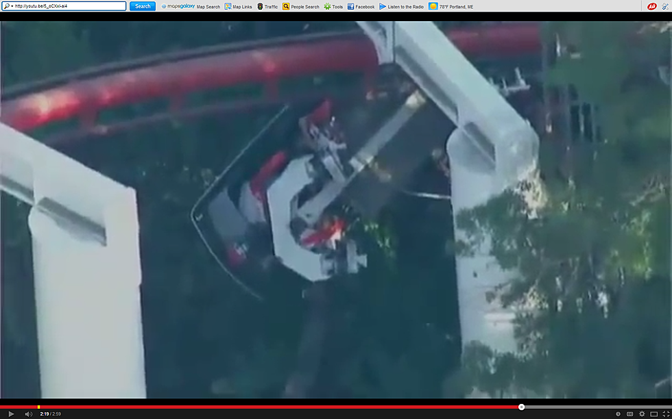 Tree Branch Falls on California Roller Coaster Injuring 4 [VIDEO]