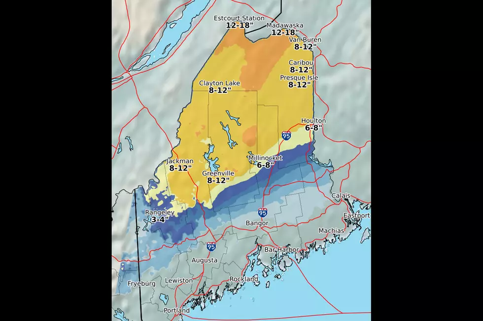 Winter Weather Advisory Extends South To Lincoln, Penobscot County