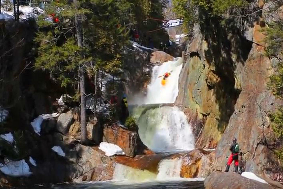 Kayakers Go Over 20-Foot Waterfall in Western Maine [VIDEO]